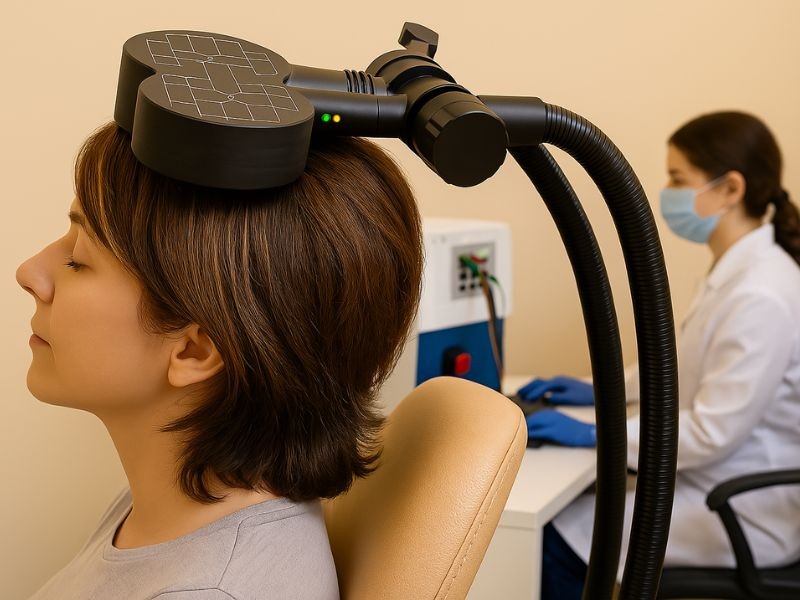 Tratamento com Estimulação Magnética Transcraniana (EMT)